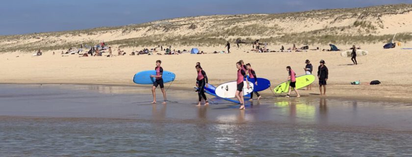 Surfen im Atlantik