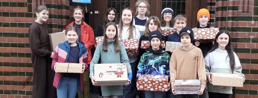 Weihnachtspäckchen für Obdachlose